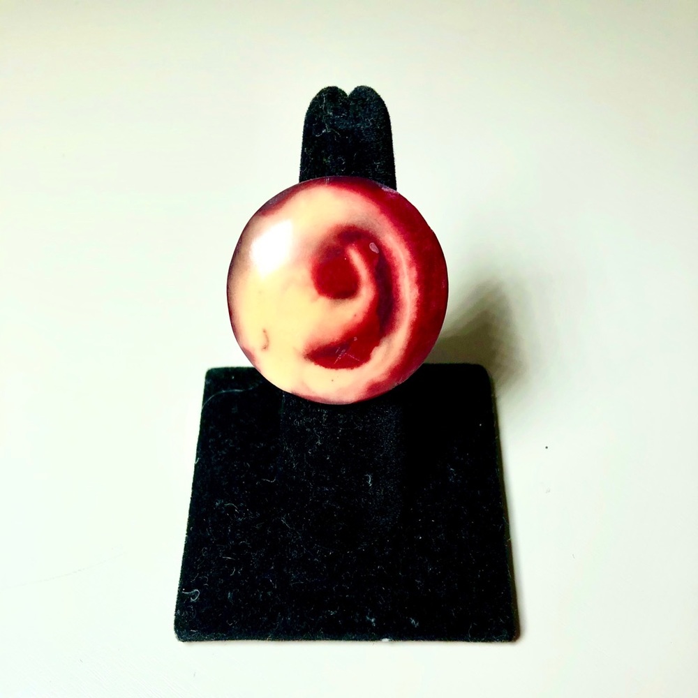 Handmade resin ring size 6